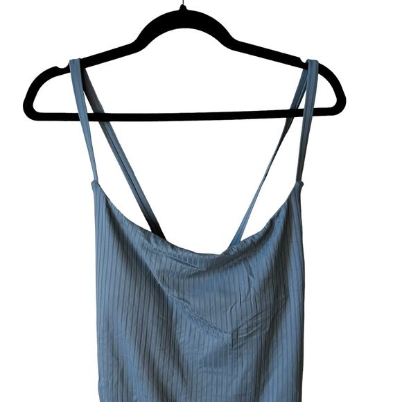 NWT Andie Swim The Fiji One Piece Swimsuit Ribbed Marl Blue XXXL Poolside Beach - Picture 4 of 12